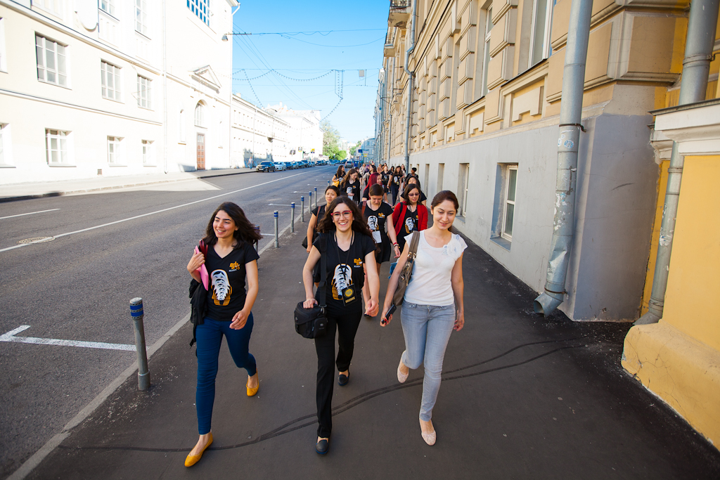 Walking about Moscow