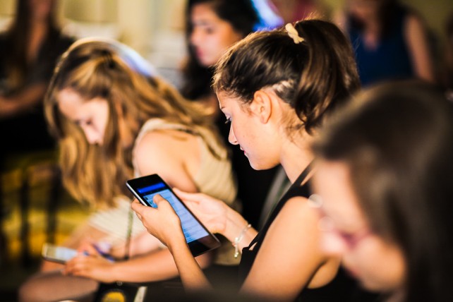 Using the Nexus tablet during our first digital summit